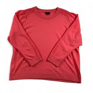 Talbots Merino Wool Sweater Coral Women’s Size 2XP Petite Plus Knit Top